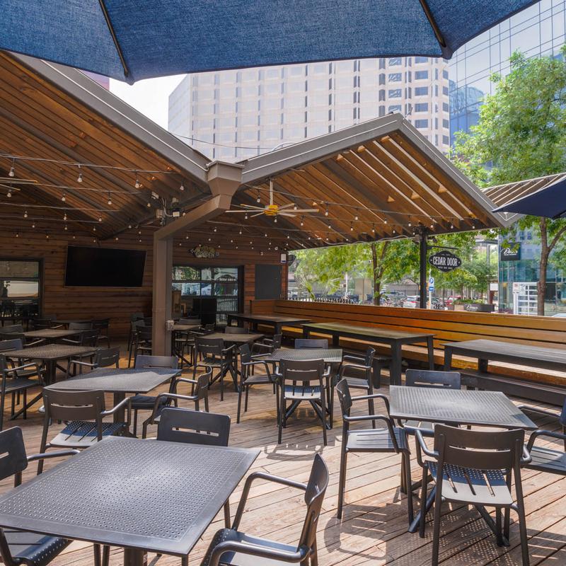 Cedar Door Patio Bar & Grill, Downtown, Austin, happy hour venue