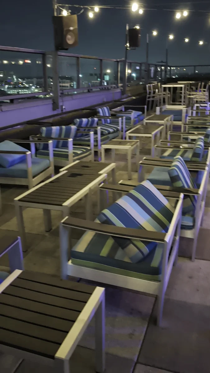 Rooftop Bar Setup