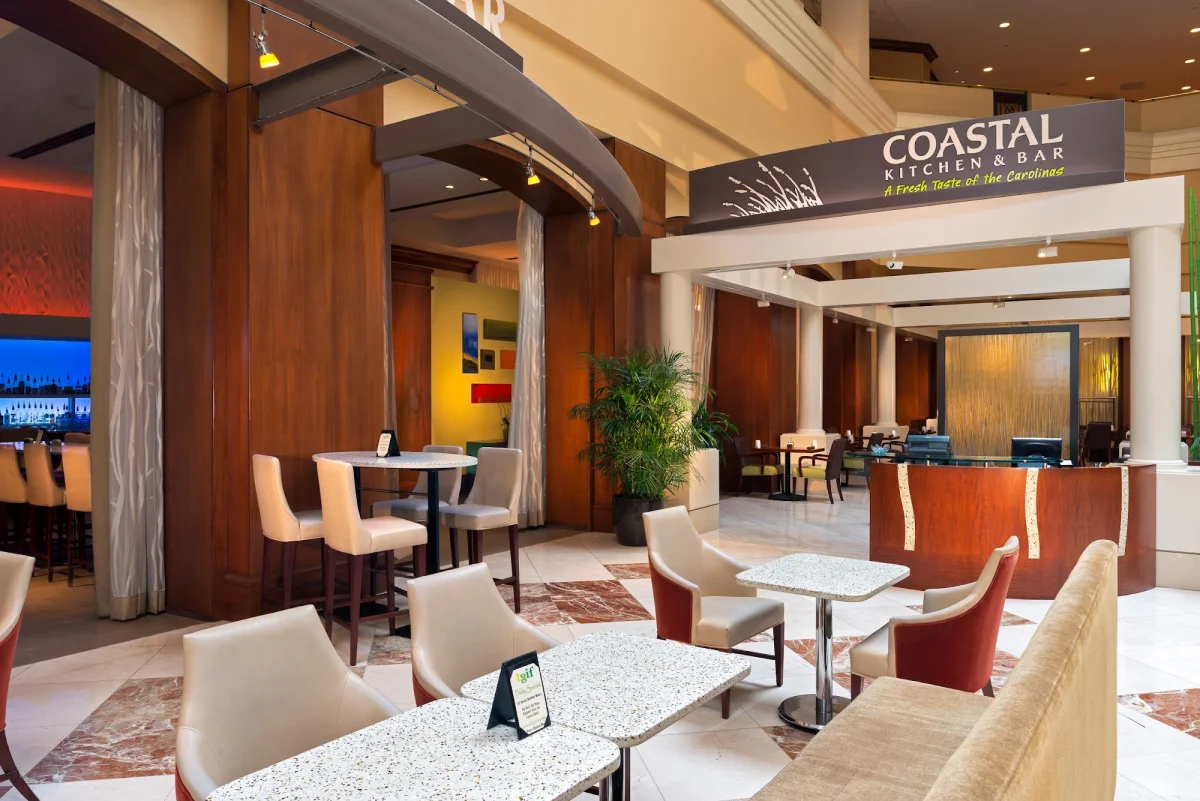 Coastal Kitchen Contemporary Dining Room and Bar