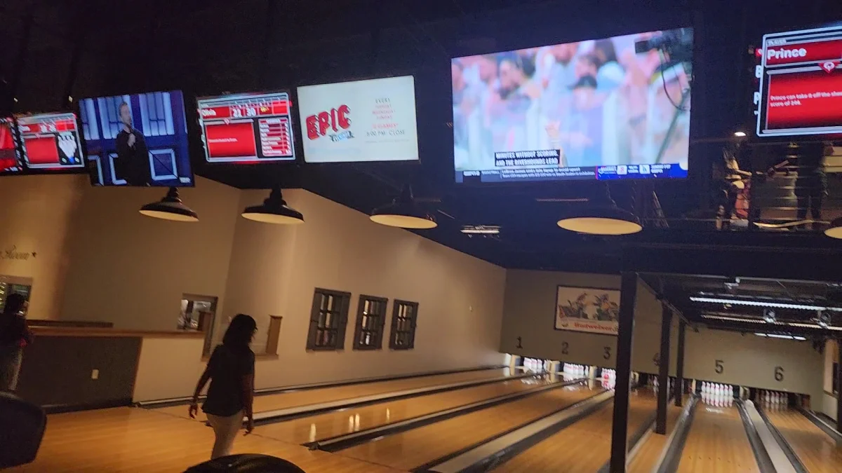 Bowling Lanes Area
