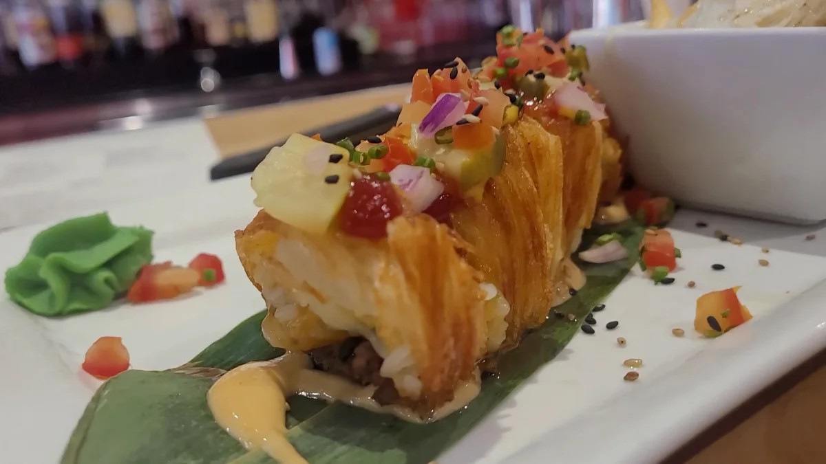 Sushi and Burger Platter