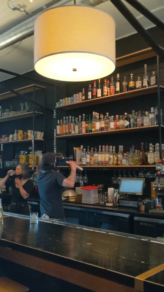 Industrial Bar Interior