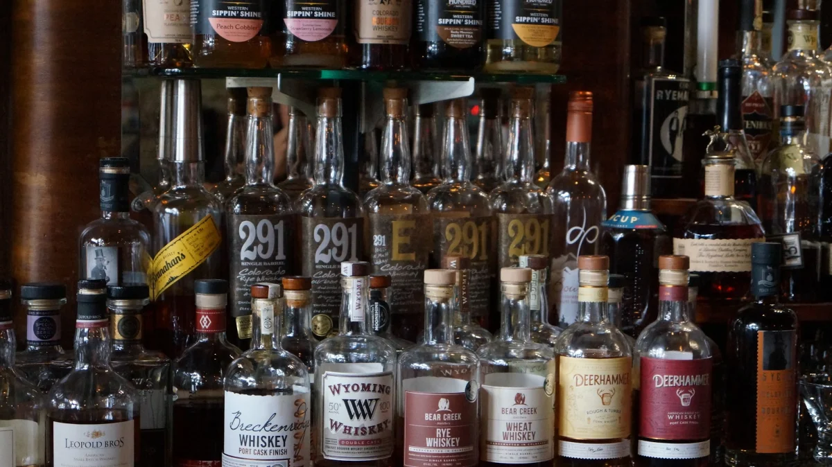 Whiskey Wall Detail