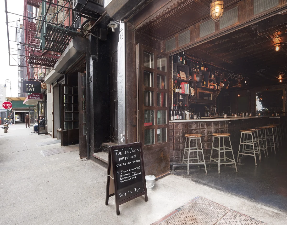 The Ten Bells, Lower East Side, New York, happy hour venue