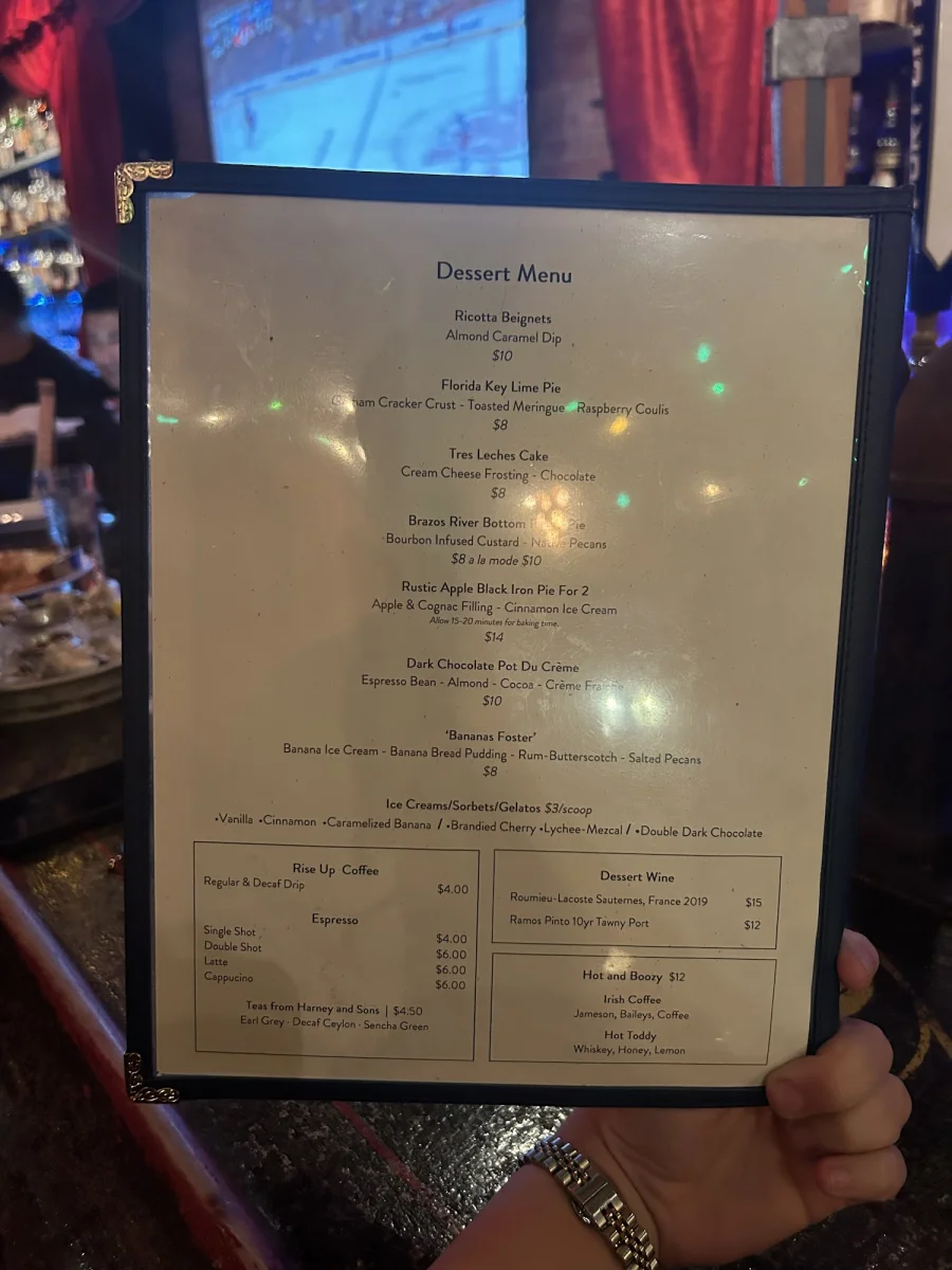 Cocktail Menu