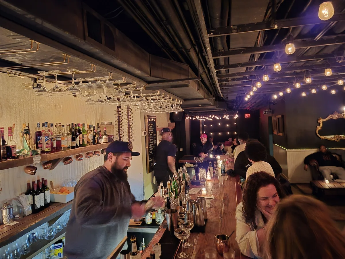 Low-lit Bar Interior
